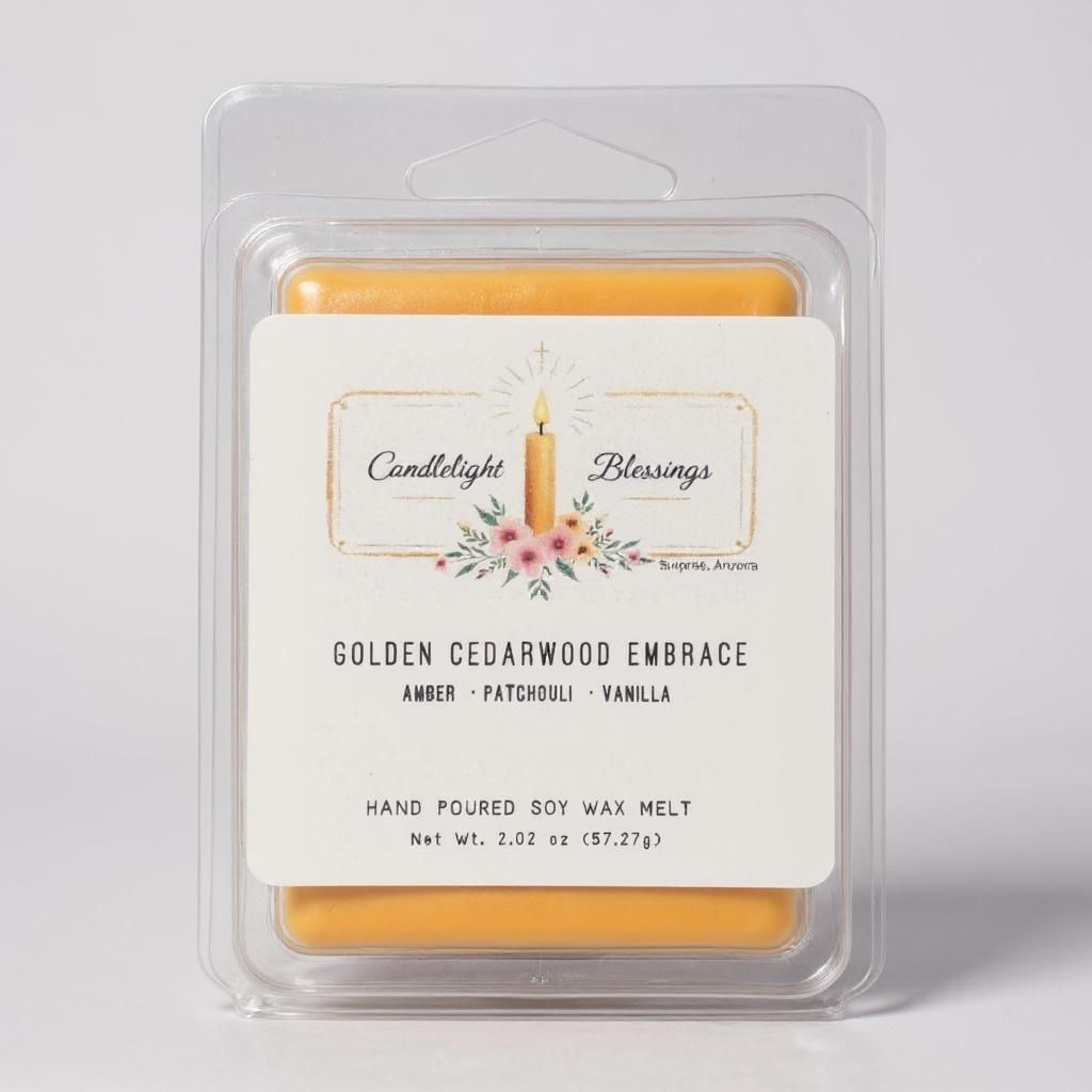 Golden Cedarwood Embrace Wax Melts